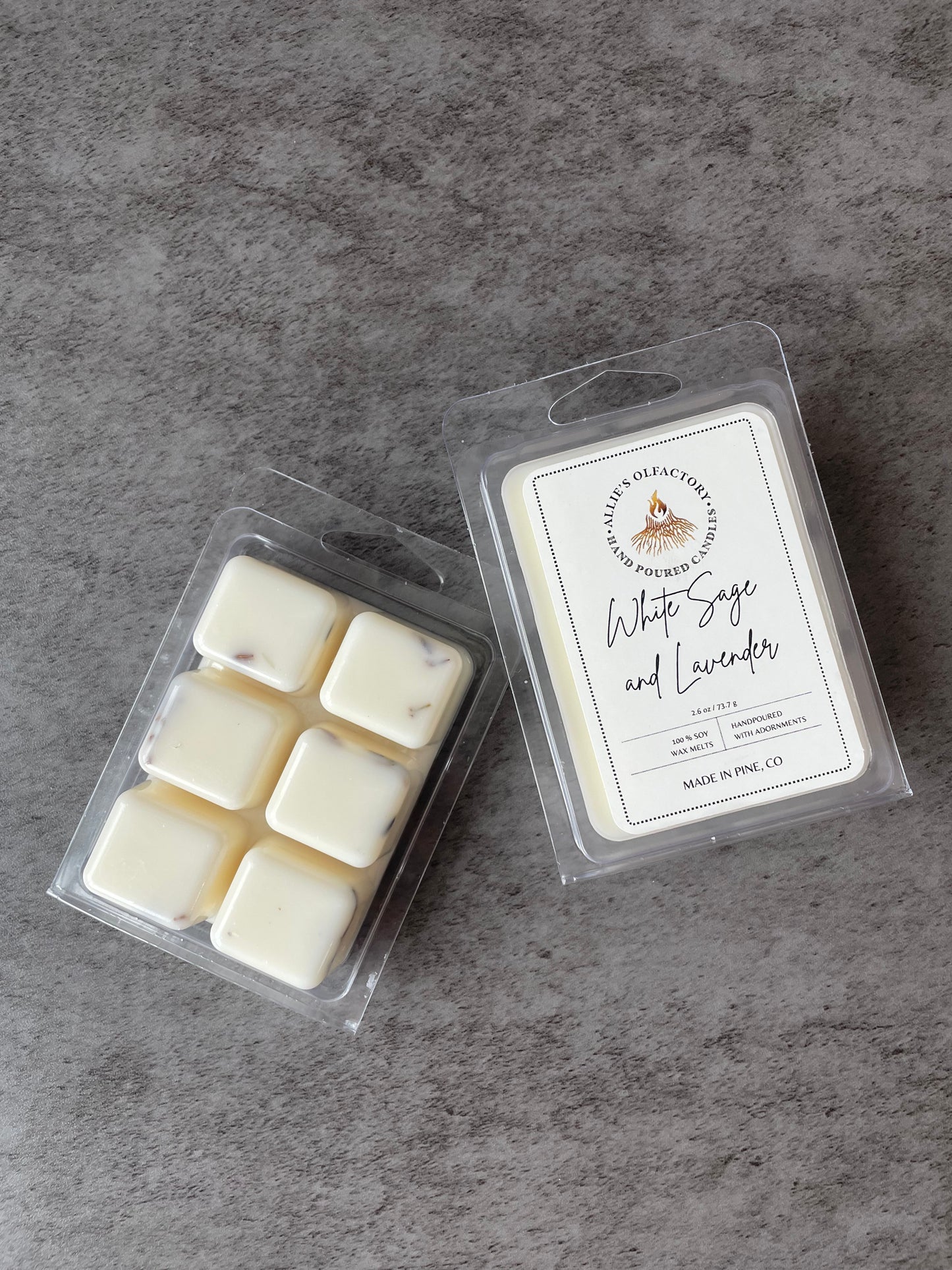 White Sage and Lavender Melts, 2.6 oz
