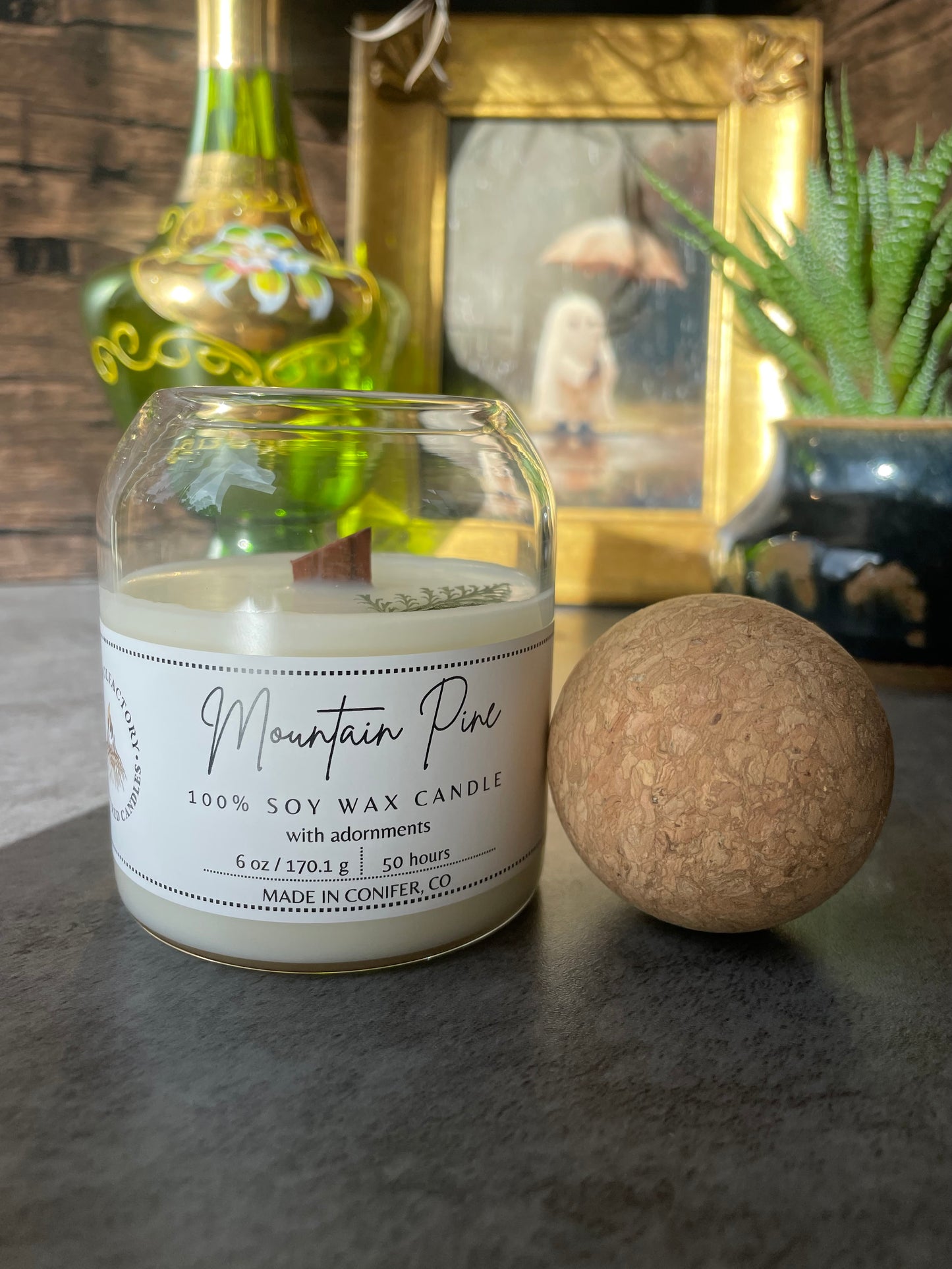 Mountain Pine Wooden Wick, 6 oz