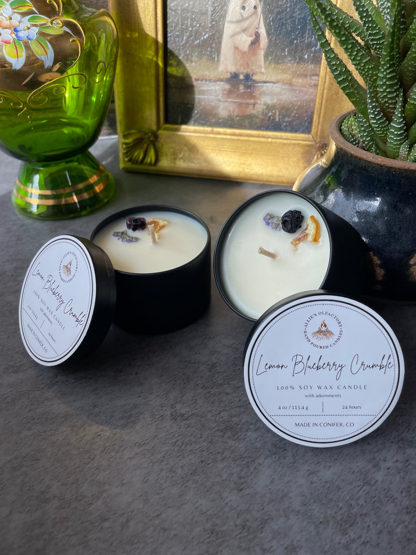Lemon Blueberry Crumble Tin, 4 oz