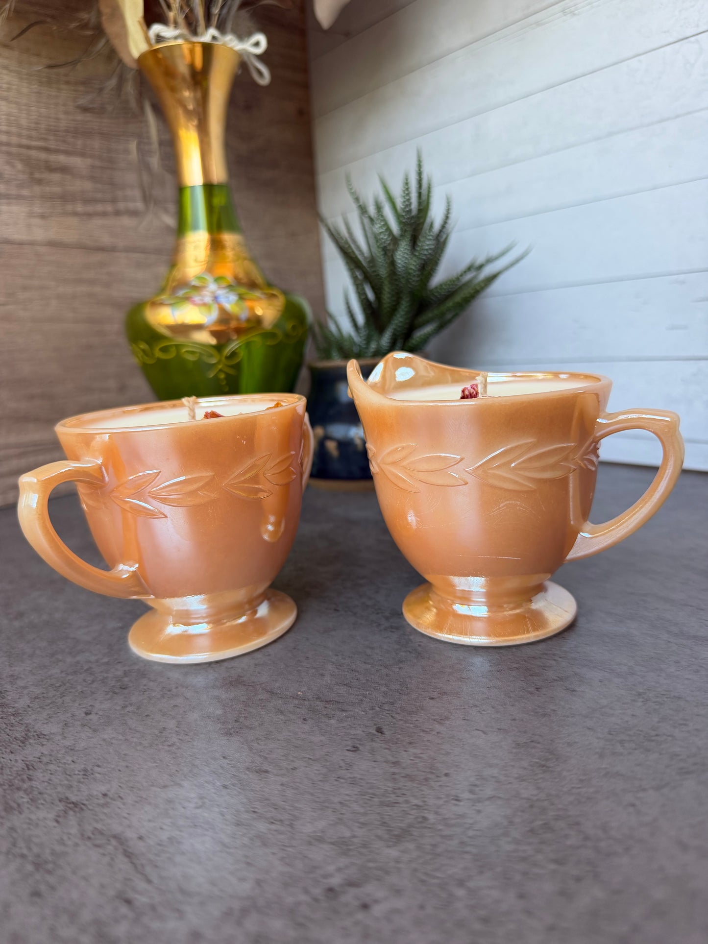 Blood Orange, 13 oz Cream and Sugar SET
