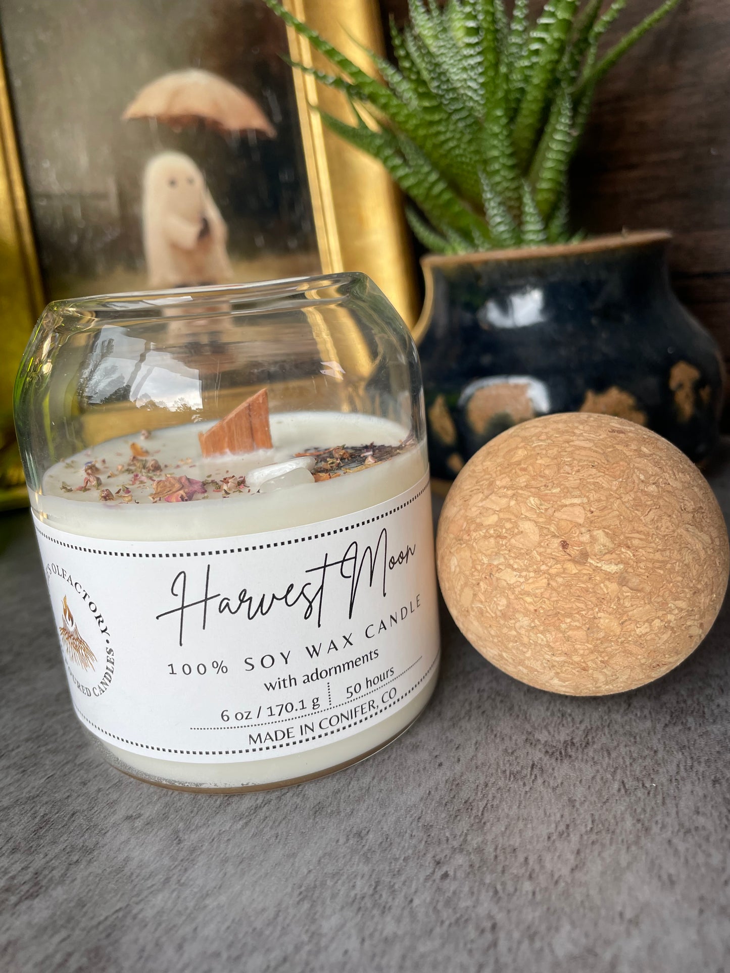 Harvest Moon Wooden Wick, 6 oz