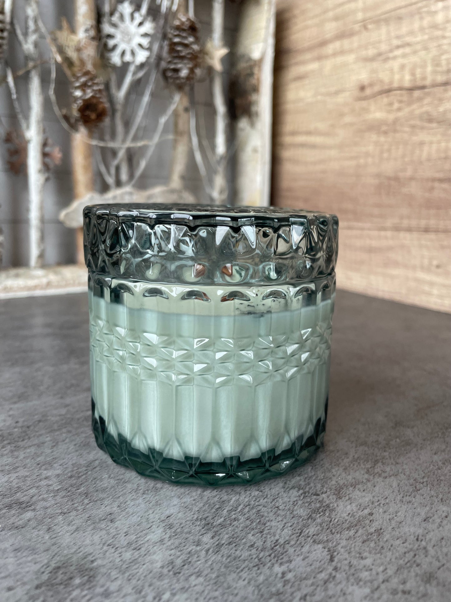 Frosted Juniper Wooden Wick, 7 oz