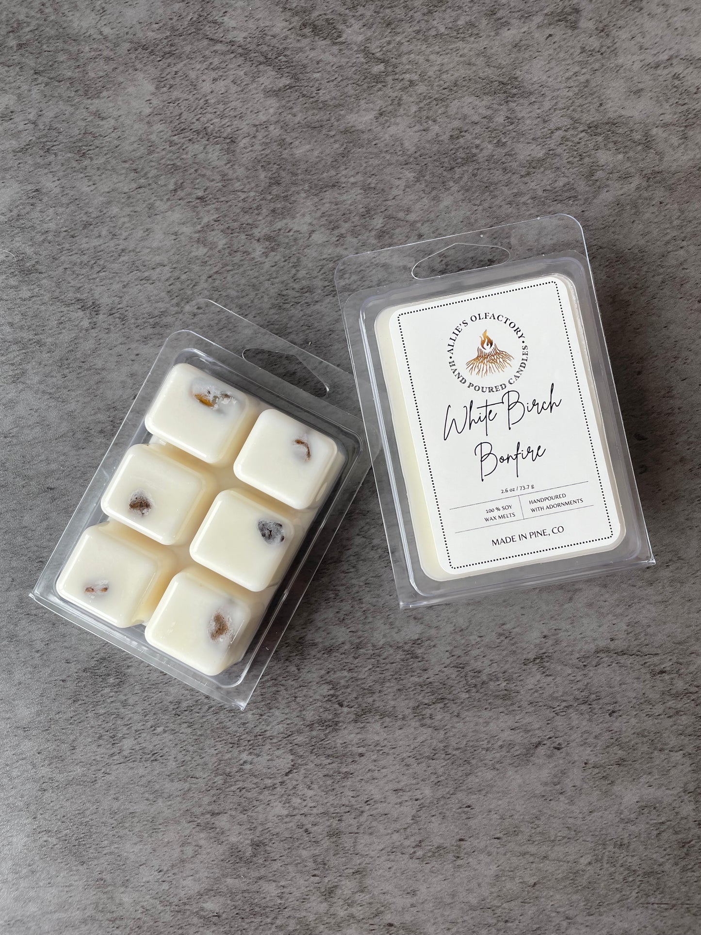 White Birch Bonfire Melts, 2.6 oz