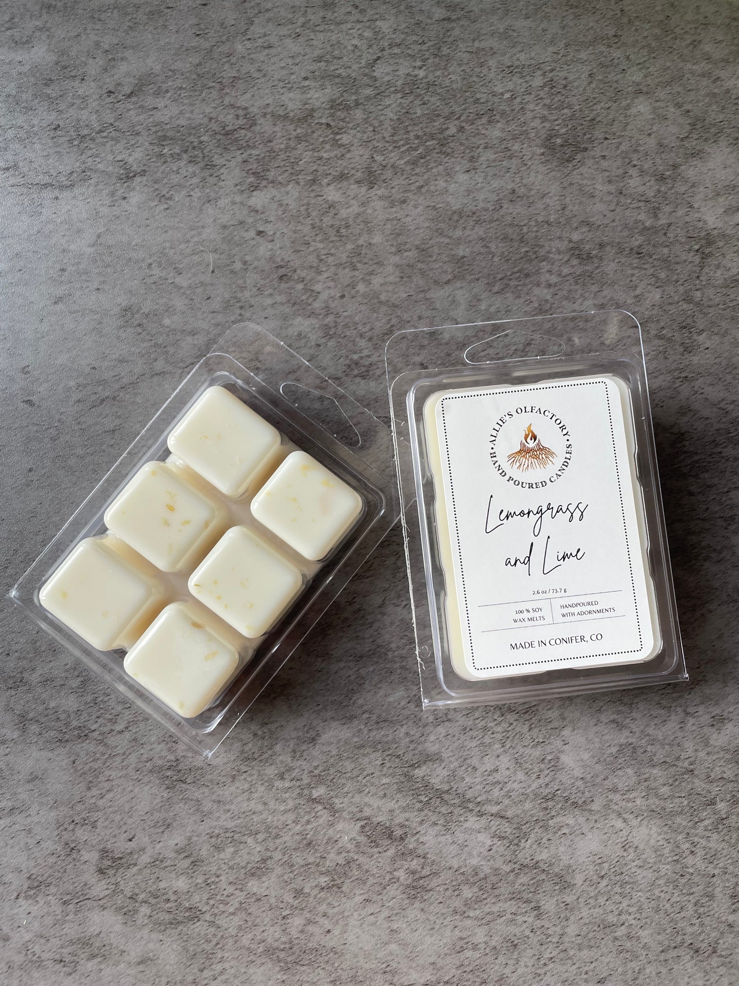 Lemongrass and Lime Melts, 2.6 oz