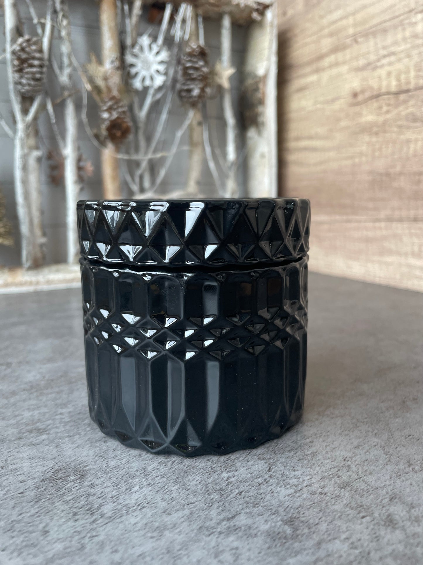 Peppermint Mocha Wooden Wick, 7 oz