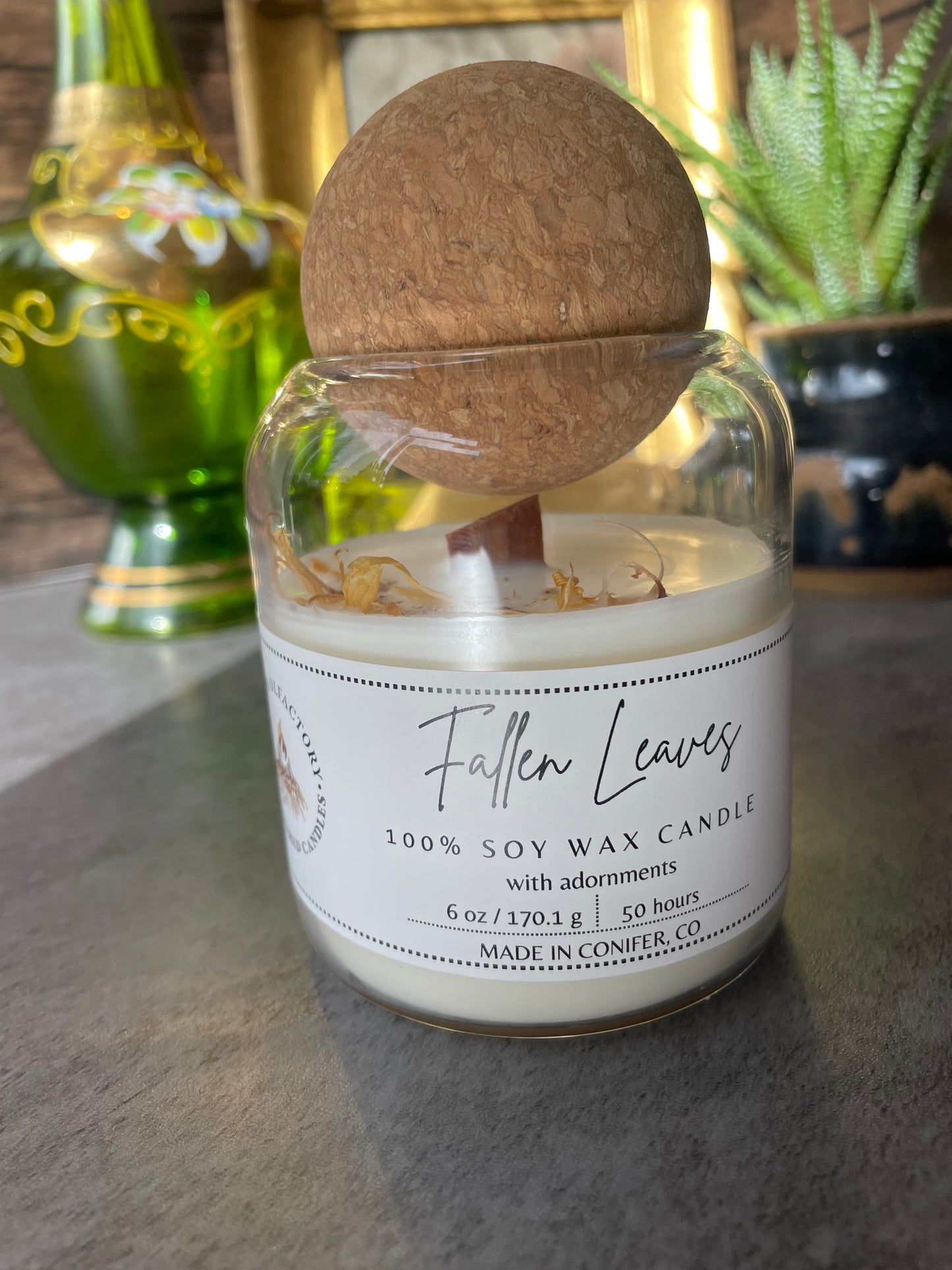 Fallen Leaves, Wooden Wick, 6 oz
