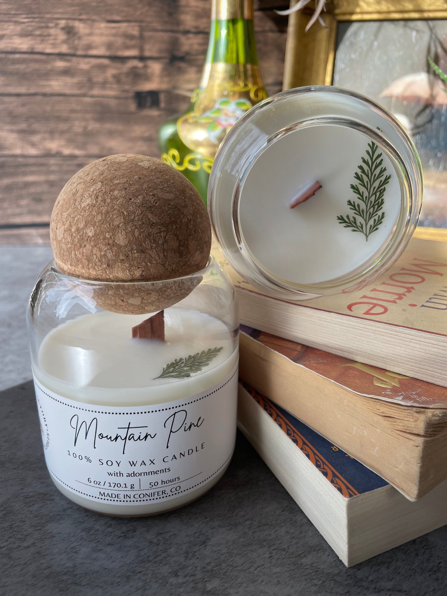 Mountain Pine Wooden Wick, 6 oz