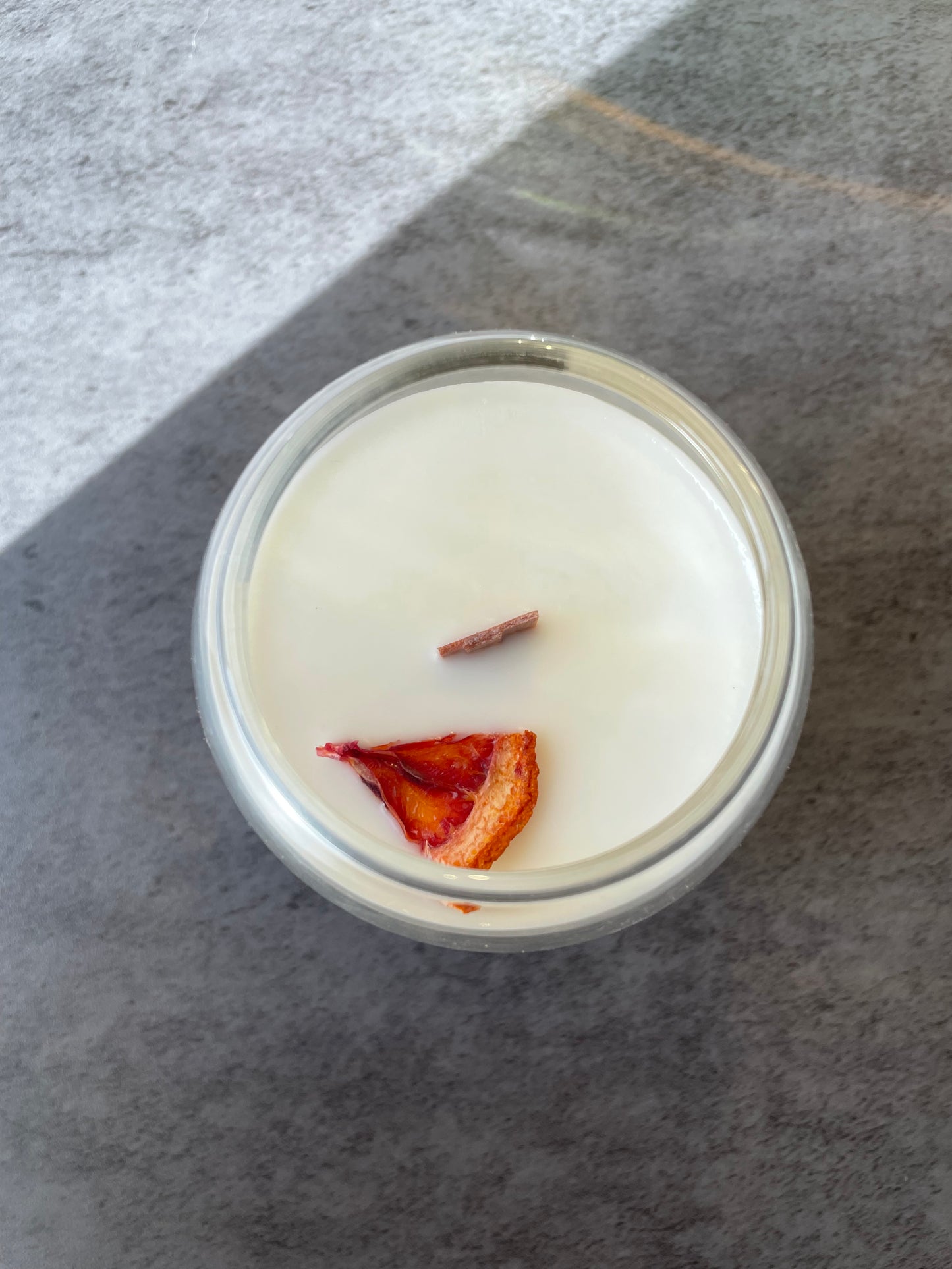 Blood Orange Wooden Wick, 6 oz
