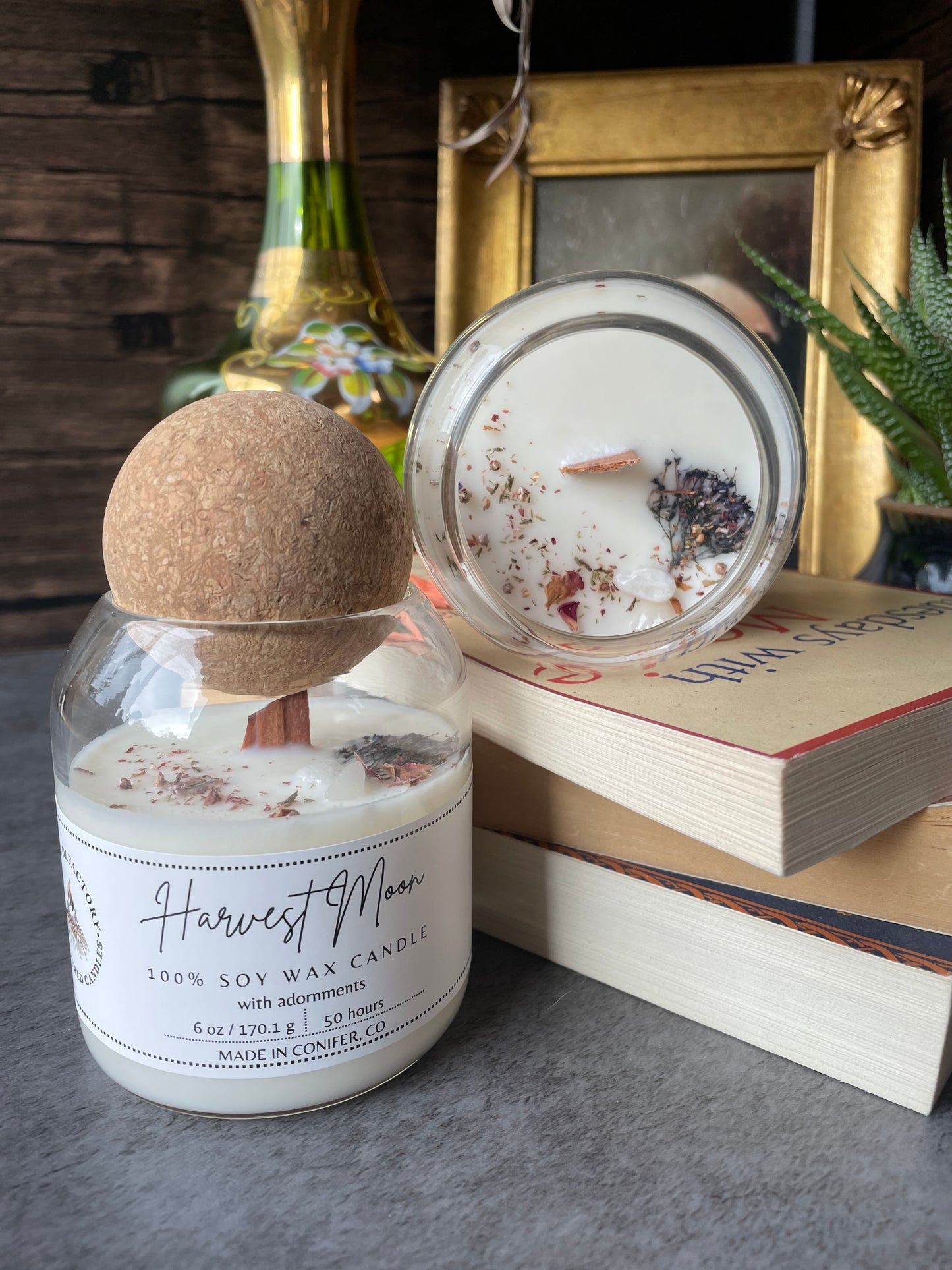 Harvest Moon Wooden Wick, 6 oz