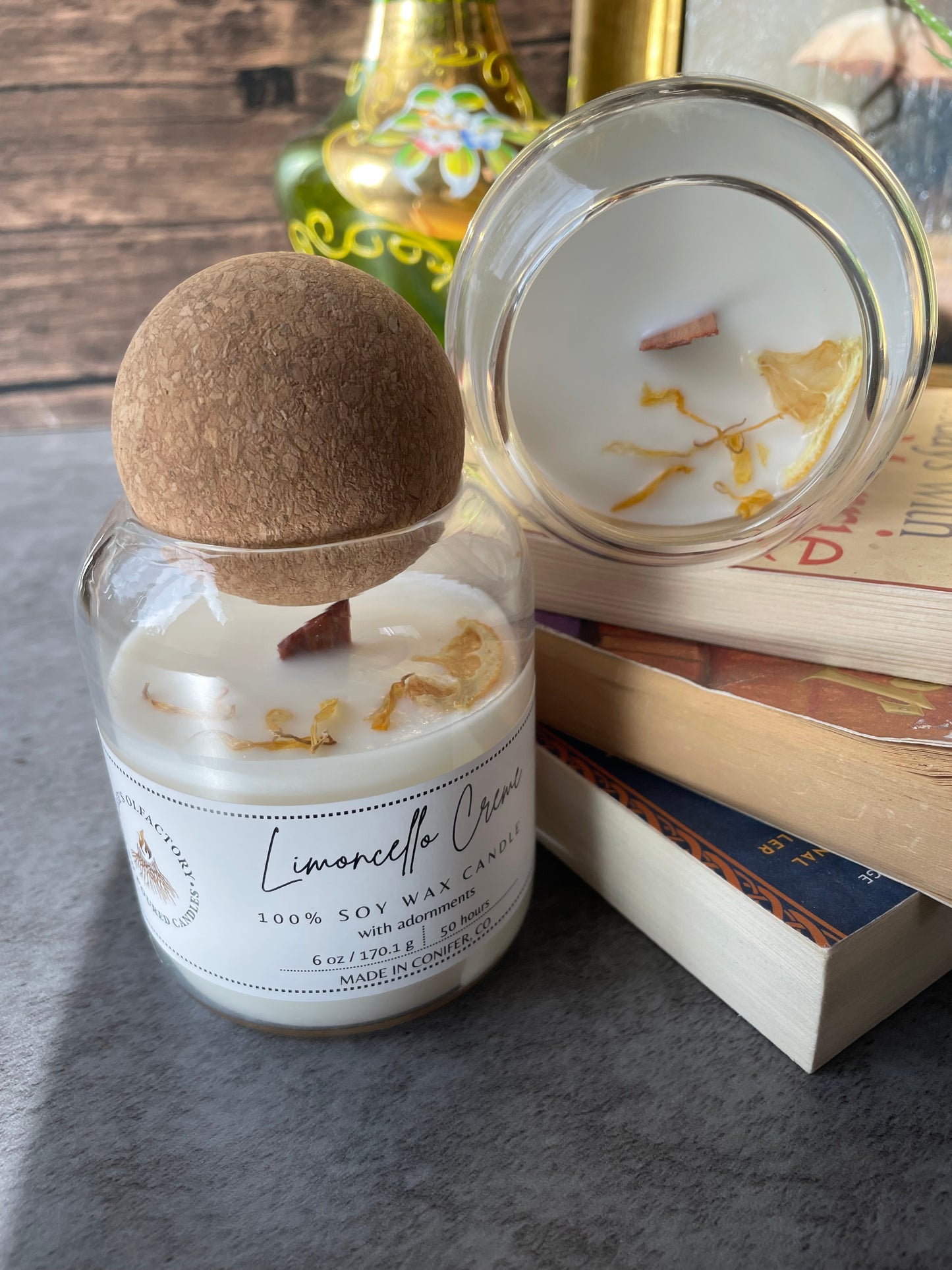 Limoncello Crème Wooden Wick, 6 oz