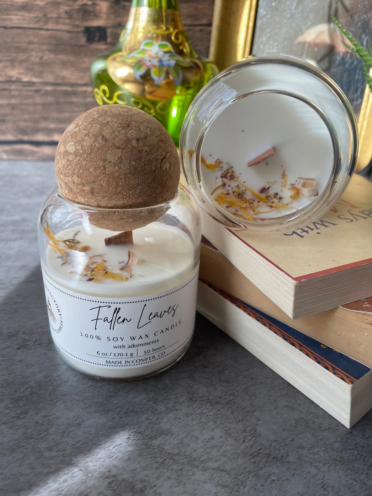 Fallen Leaves, Wooden Wick, 6 oz