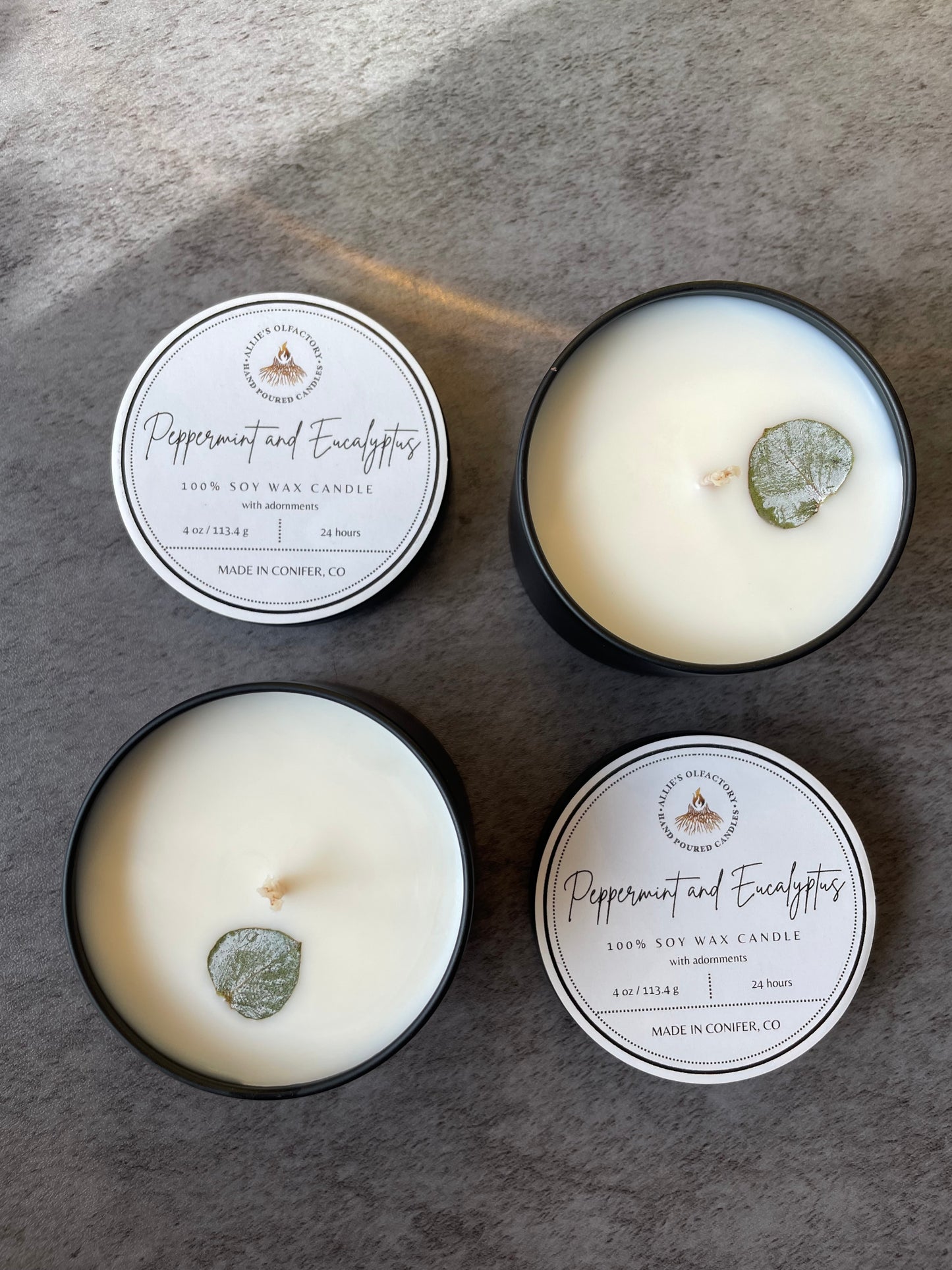 Peppermint and Eucalyptus Tin, 4 oz