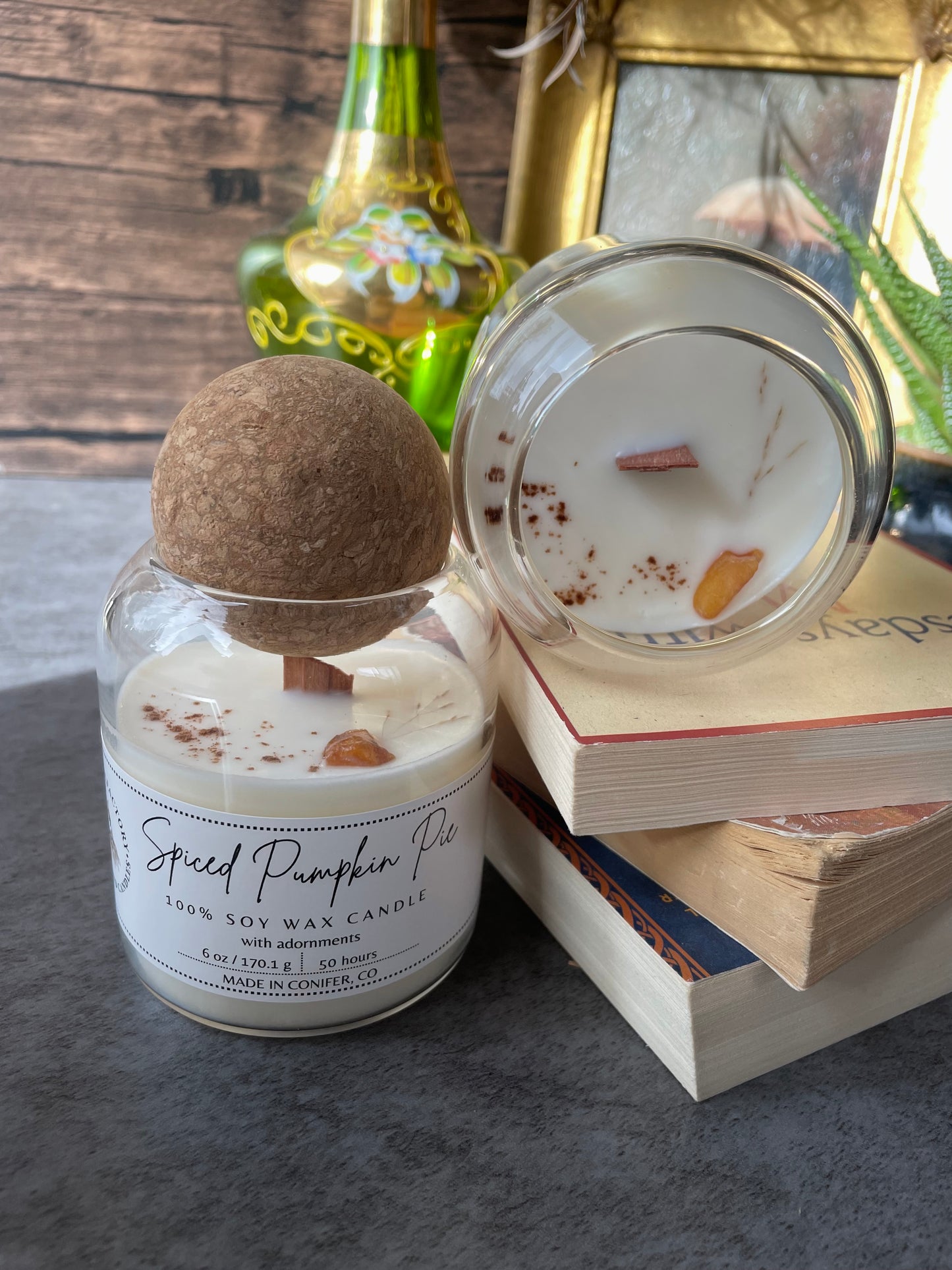 Spiced Pumpkin Pie Wooden Wick, 6 oz