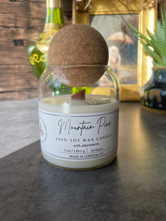 Mountain Pine Wooden Wick, 6 oz