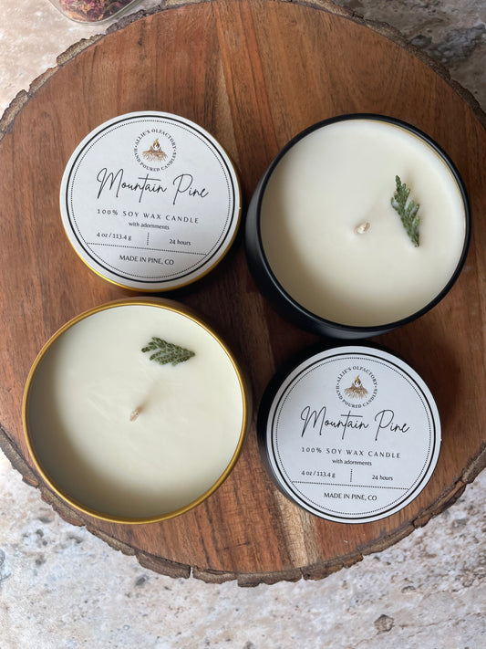 Mountain Pine Tin, 4 oz