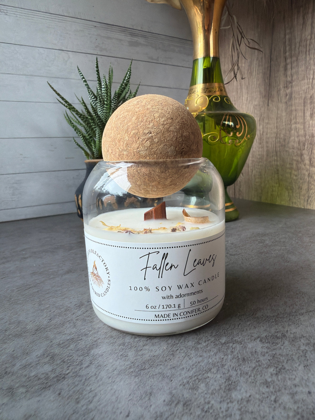 Fallen Leaves, Wooden Wick, 6 oz
