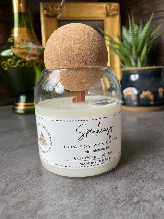 Speakeasy Wooden Wick, 6 oz