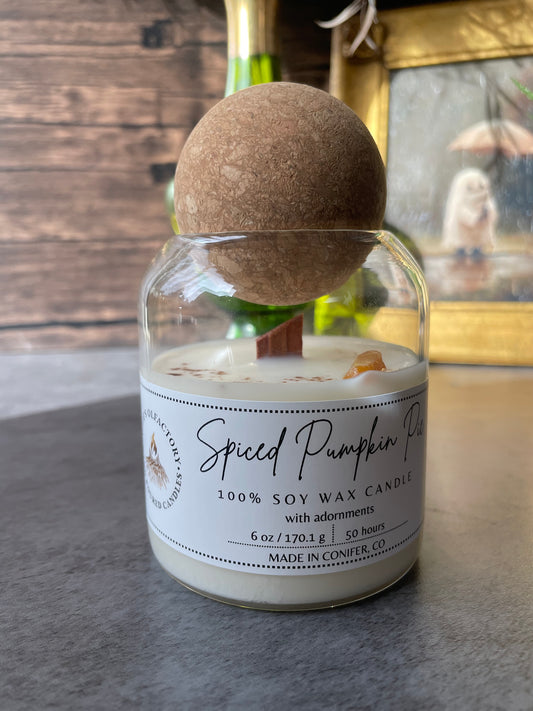 Spiced Pumpkin Pie Wooden Wick, 6 oz