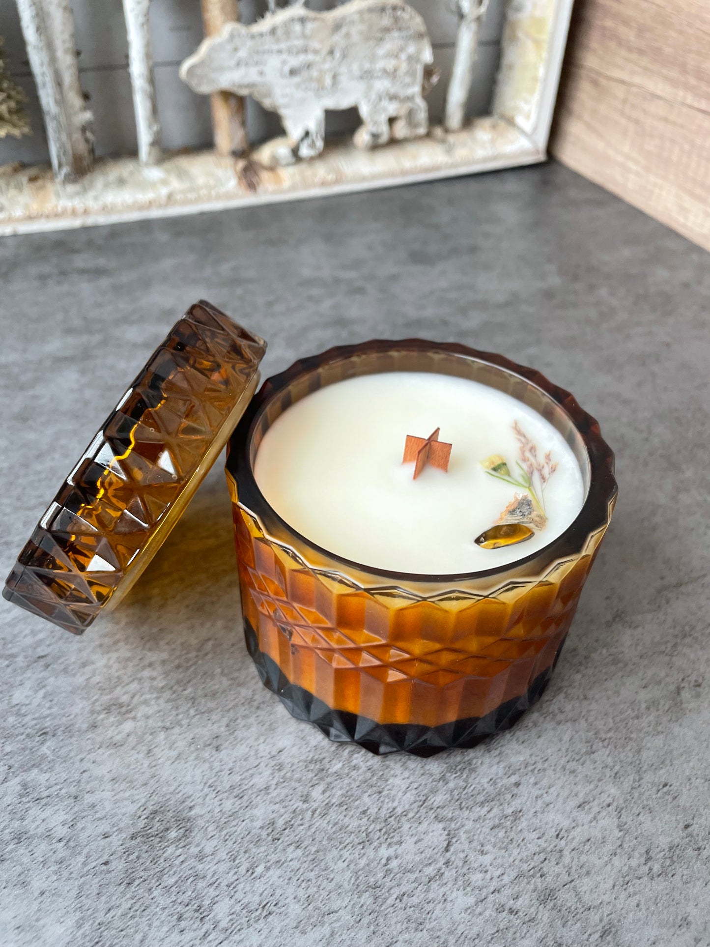 White Birch Bonfire Wooden Wick, 7 oz