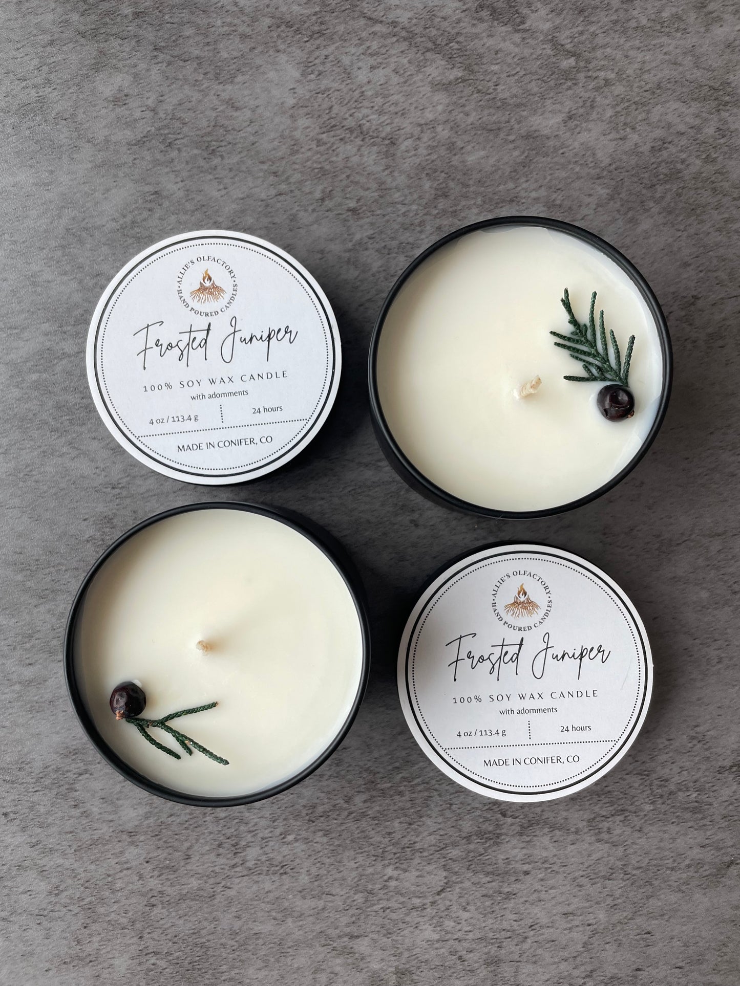 Frosted Juniper Tin, 4 oz