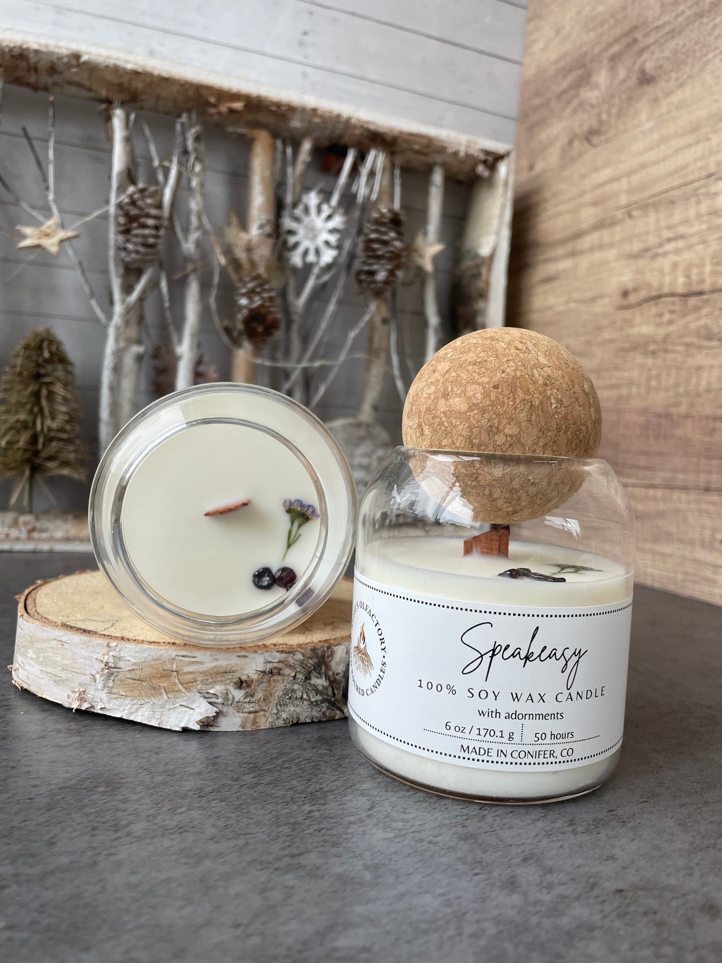 Speakeasy Wooden Wick, 6 oz