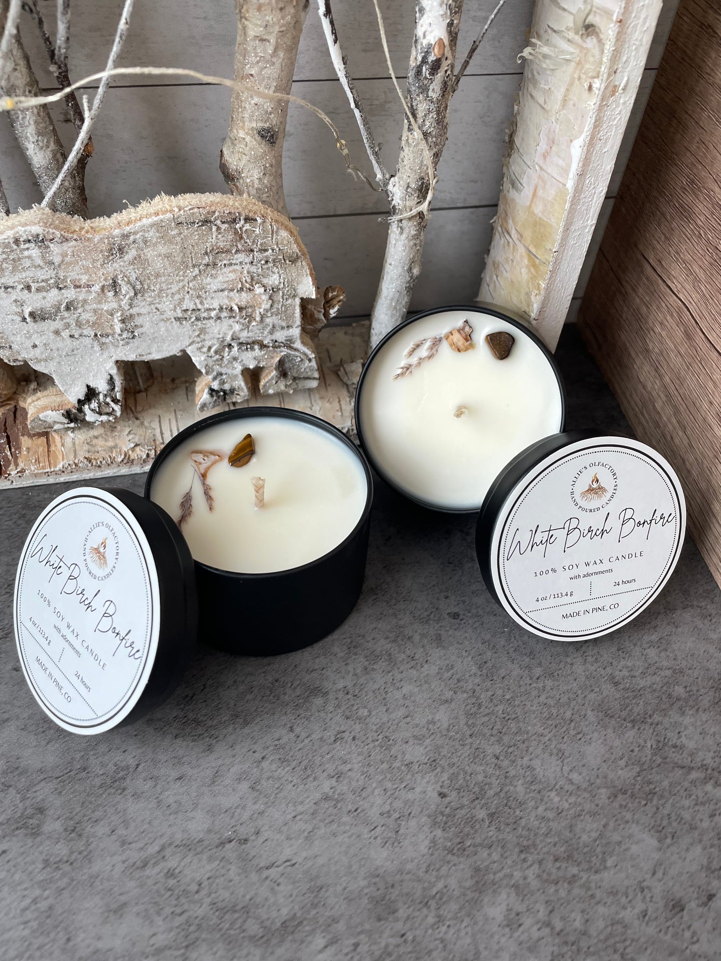 White Birch Bonfire Tin, 4 oz