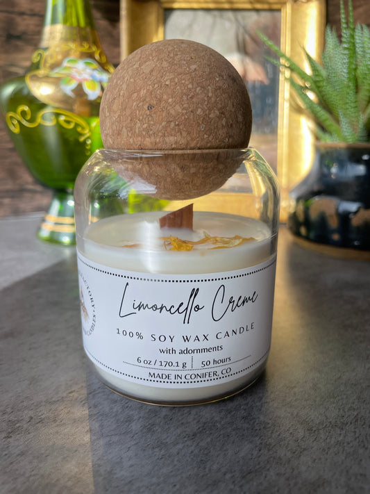 Limoncello Crème Wooden Wick, 6 oz