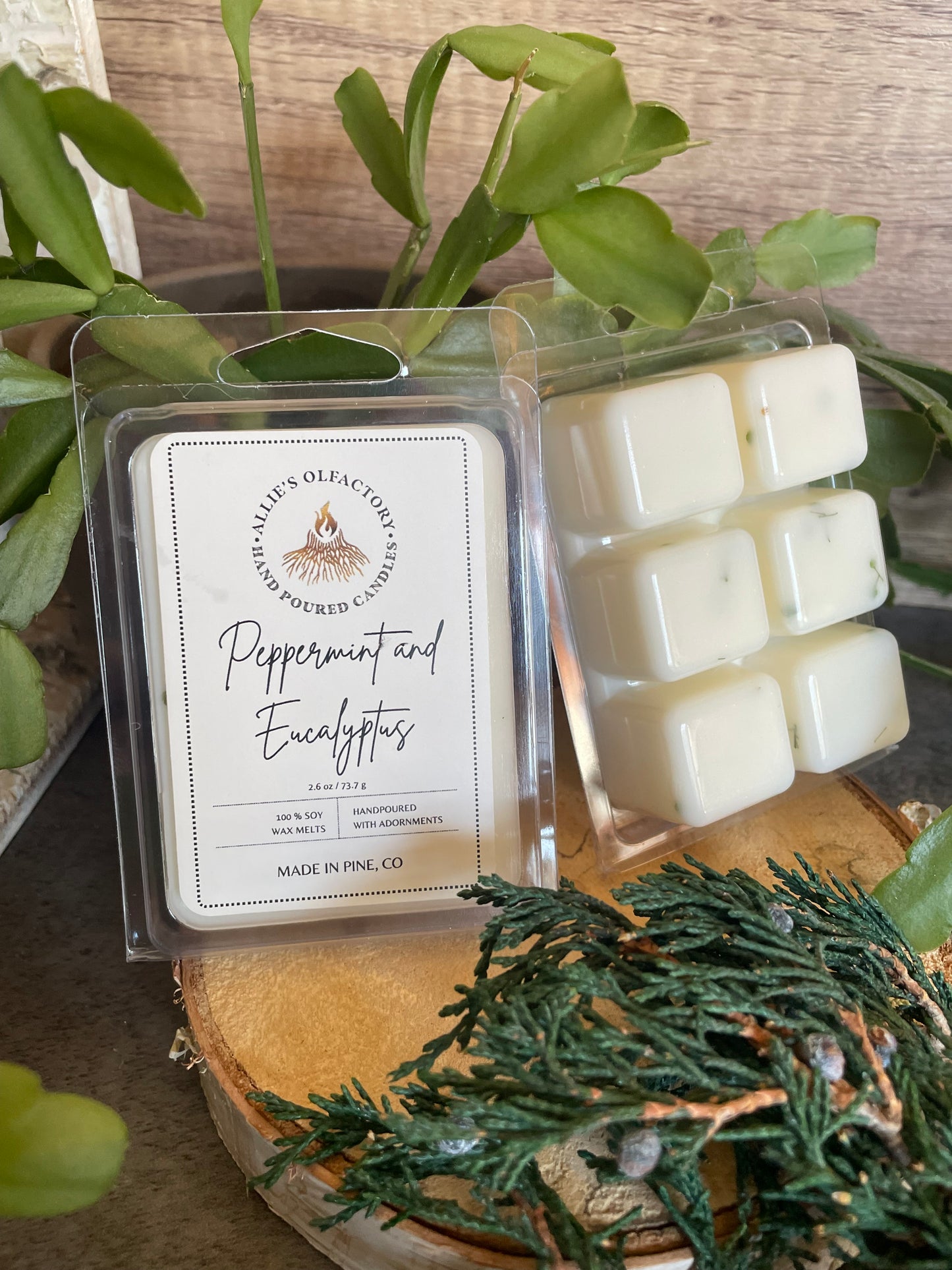 Peppermint and Eucalyptus Melts, 2.6 oz