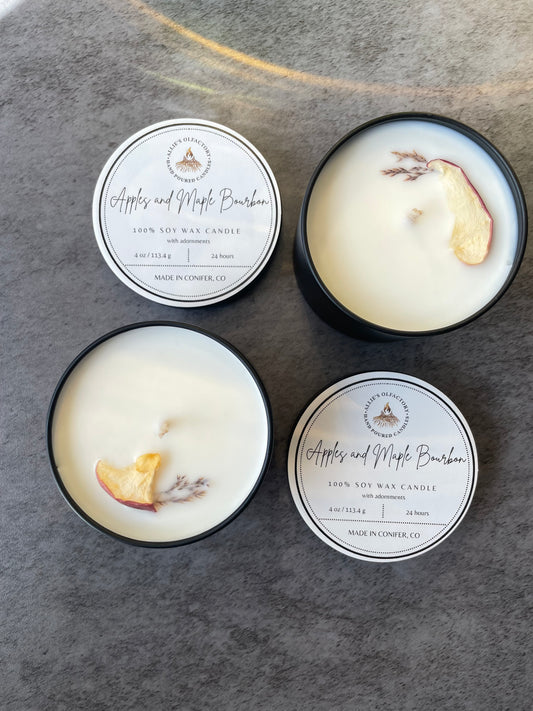 Apples and Maple Bourbon Tins, 4 oz
