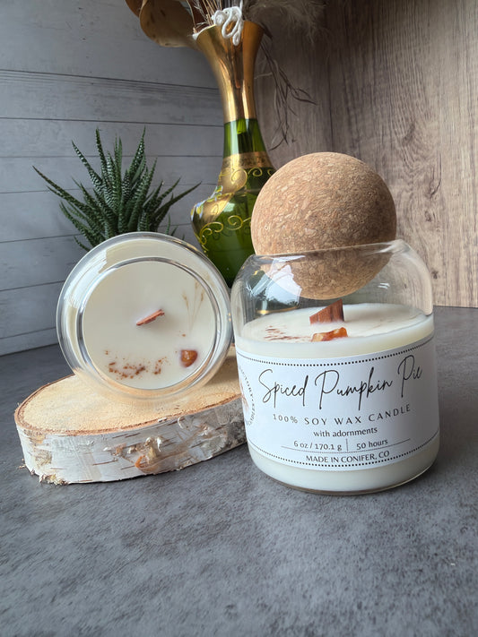 Spiced Pumpkin Pie Wooden Wick, 6 oz