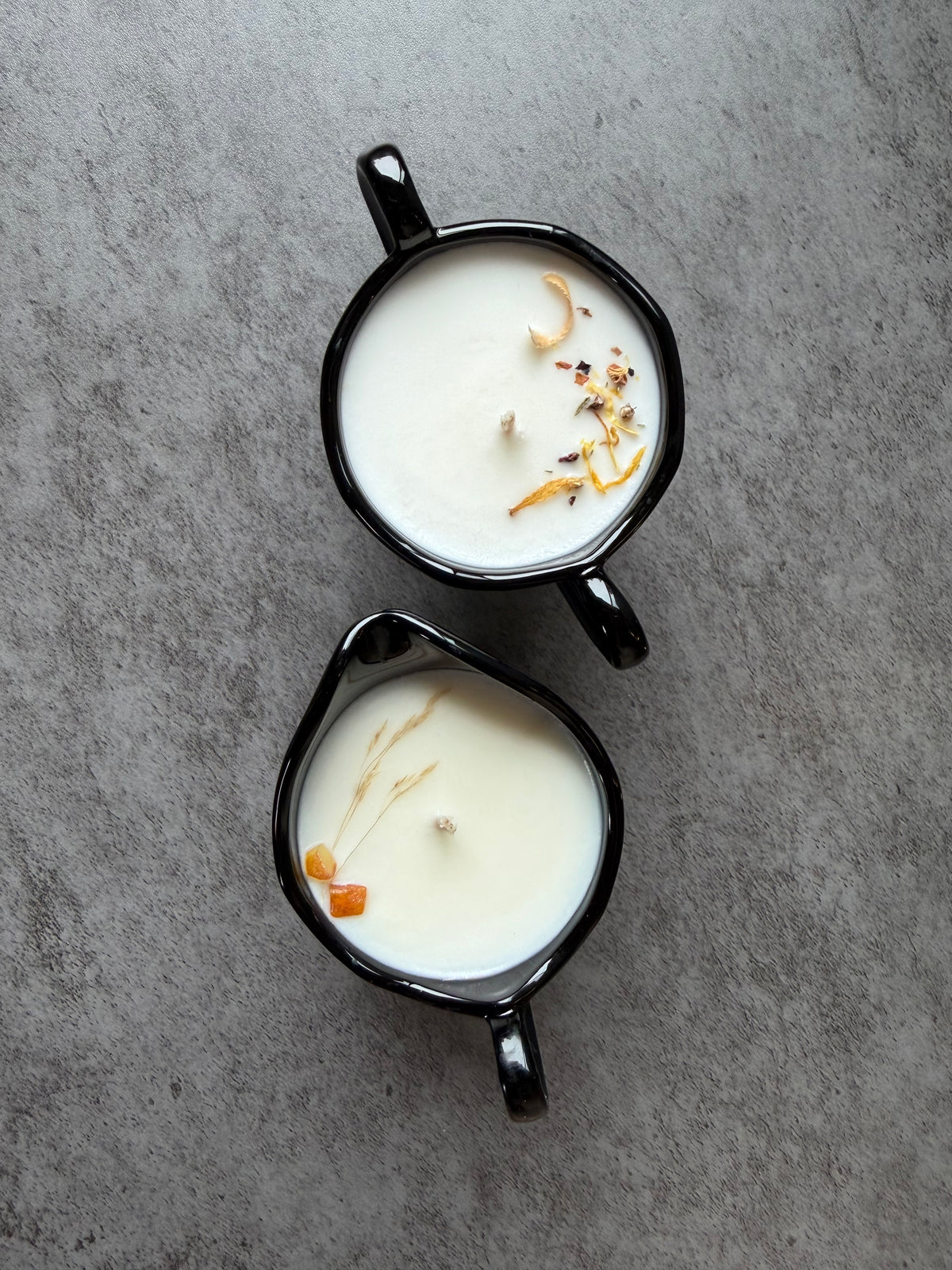 Fallen Leaves + Spiced Pumpkin Pie, 6 oz Cream and Sugar SET