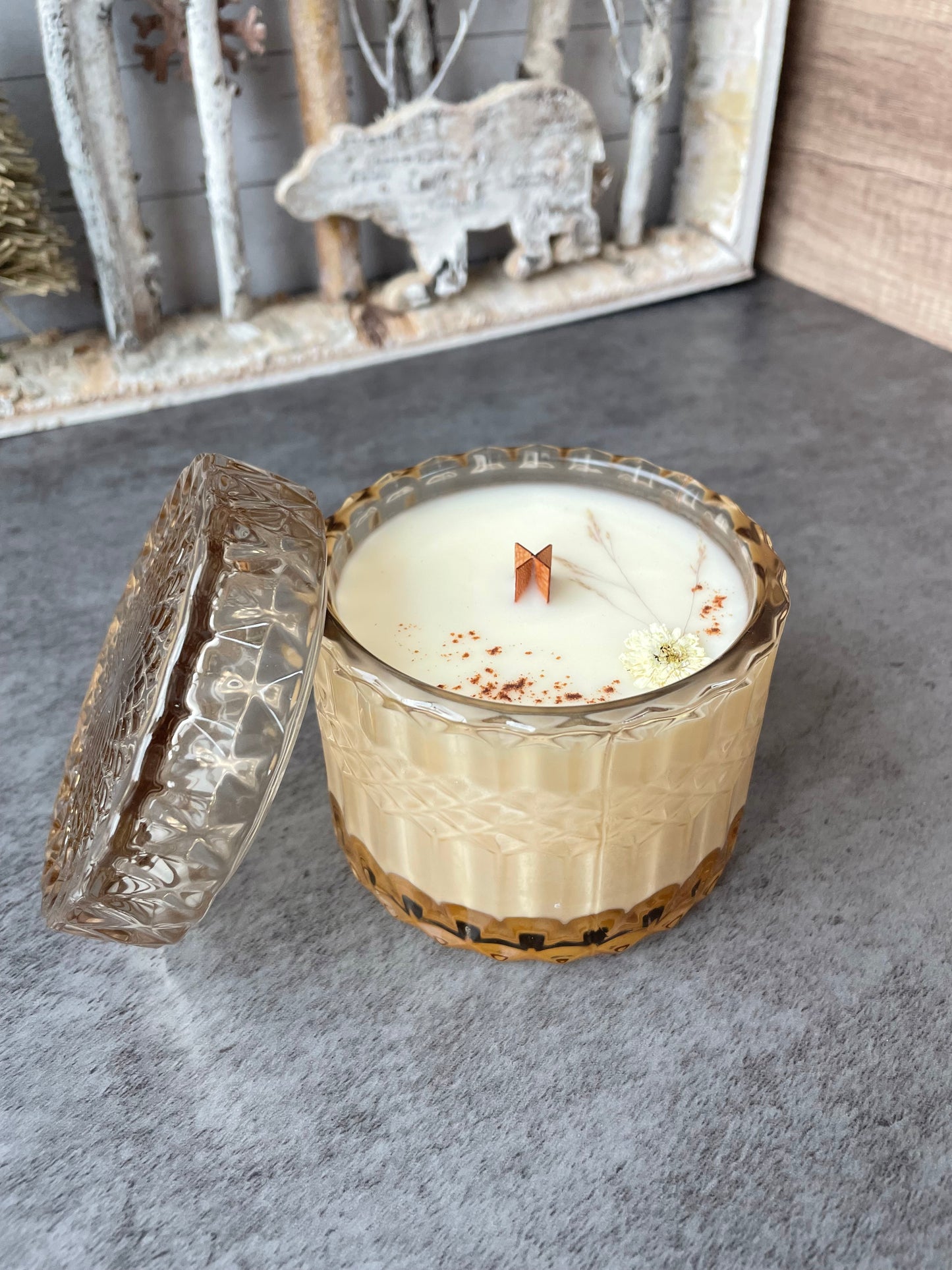 Iced Gingersnap Wooden Wick, 7 oz