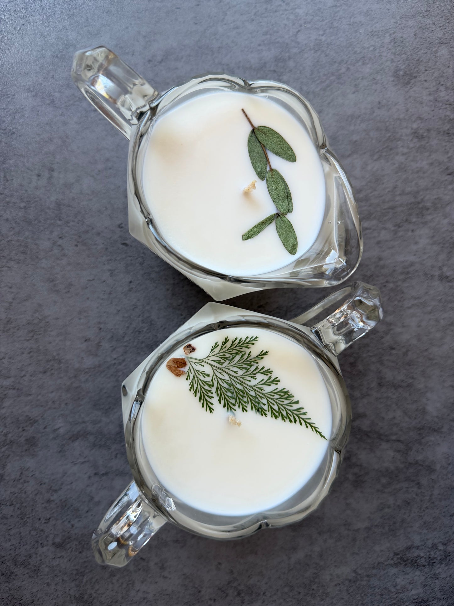 Mountain Pine + Peppermint and Eucalyptus, 17 oz Cream and Sugar SET