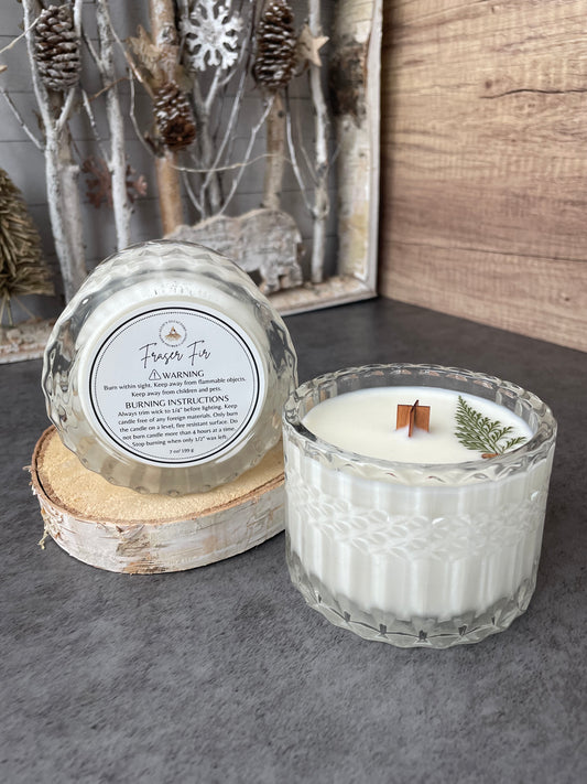 Fraser Fir Wooden Wick, 7 oz
